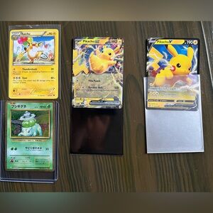 Pikachu and Raichu Pokémon Card and more